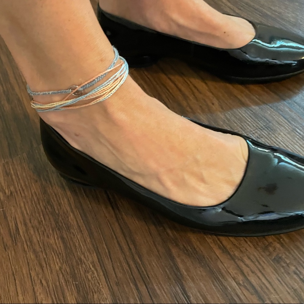 Ecco ballet flats! Black. Size 8-8.5 (39 EU) Ecco Anine . New, worn once!